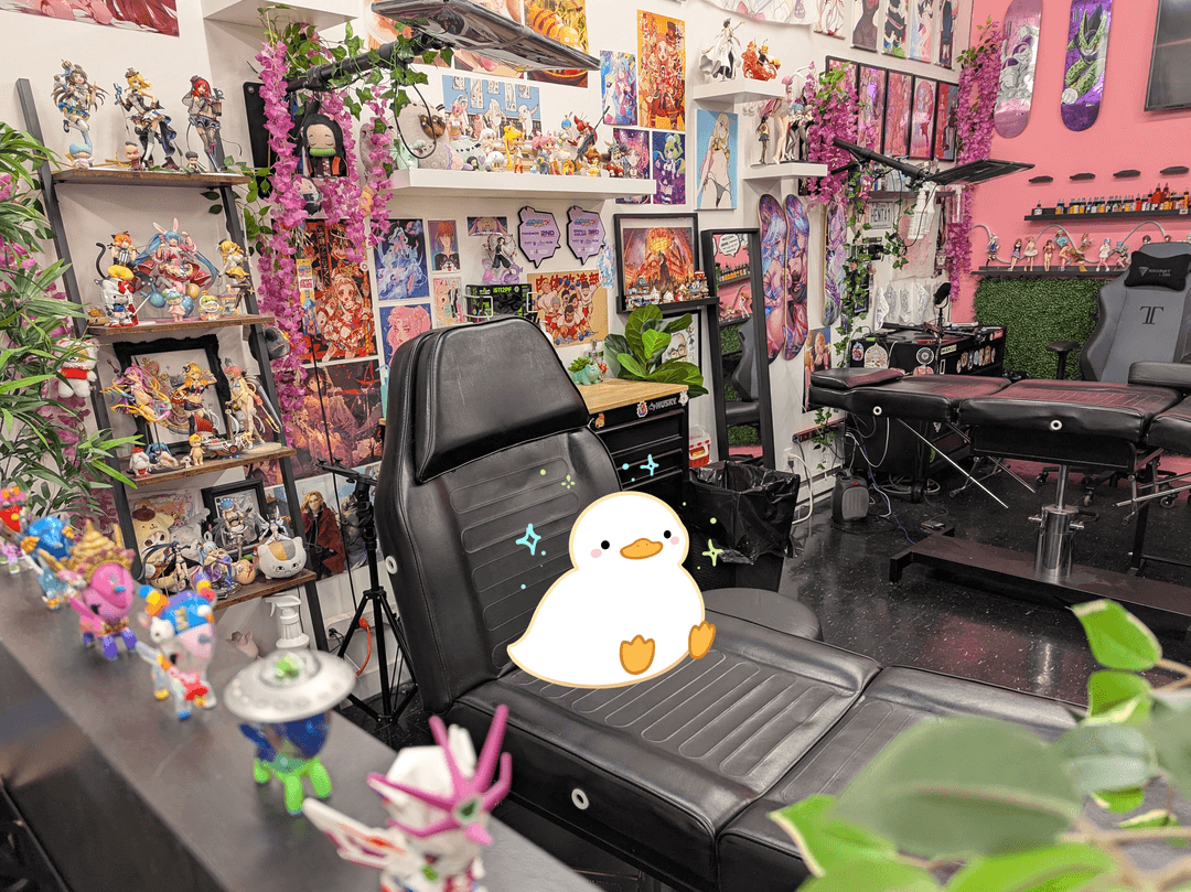 Vy's tattoo station